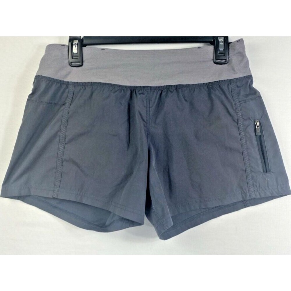 Lululemon All Sport Mens Size 6 Short Gray Coal Wee Stripe Running Shorts